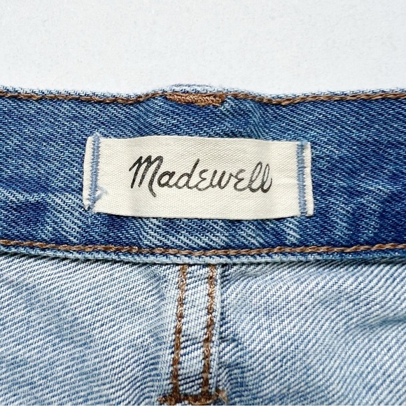 Madewell Relaxed Denim Shorts Cutoffs Blue Jean Distressed Shorts cut off 26 - Picture 4 of 6